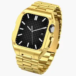 بند رولکسی اپل واچ گرین لاین Green Lion Significanto Steel Strap Case - اورجیلند