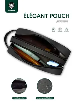 کیف اکسسوری گرین +Green elegant pouch - اورجیلند