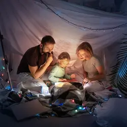 چراغ قوه ی خورشیدی پرودو Porodo Rechargeable Solar Light Dual Lightning System - اورجیلند
