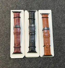 بند اپل واچ چرم پوست ماری iBand Leather band - اورجیلند