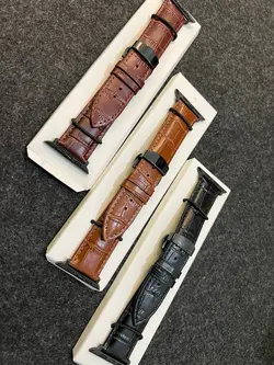 بند اپل واچ چرم پوست ماری iBand Leather band - اورجیلند