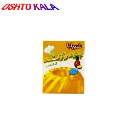 پودر ژله آناناس شیبابا مقدار 100 گرم