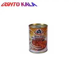 کنسرو لوبیا چیتی با قارچ یک و یک - 380 گرم