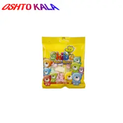 پاستیل میوه ای شیبا مدل Teddy Bearsمقدار 90 گرم