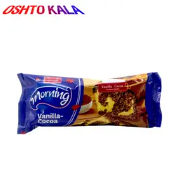 کیک صبحانه مورنینگ با مغزی وانیل و شکلات 100گرم