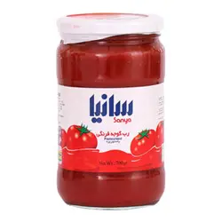 رب گوجه فرنگی شیشه سانیا700گرمی