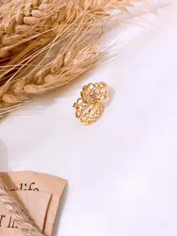 گوشواره برنجی دایره ای - G1001