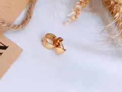 گوشواره حلقه ای گرد پهن - G1014