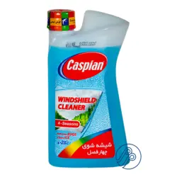 محلول شیشه شوی خودرو کاسپین مدل 4-Seasons حجم 1 لیتر