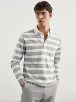 پولوشرت آستین بلند مردانه برند ماسیمو دوتی – مدل  0713/286