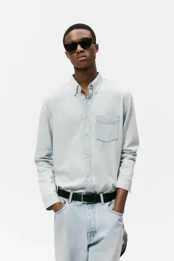 پیراهن مردانه برند زارا - مدل 6987/310 - فروشگاه اینترنتی پاپیا مد