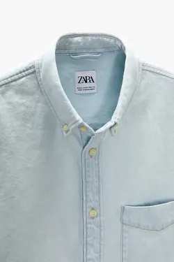 پیراهن مردانه برند زارا - مدل 6987/310 - فروشگاه اینترنتی پاپیا مد