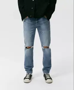 شلوار جین مردانه برند زارا – مدل 5585/367 - فروشگاه اینترنتی پاپیا مد