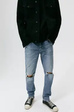 شلوار جین مردانه برند زارا – مدل 5585/367 - فروشگاه اینترنتی پاپیا مد