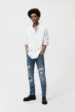 شلوار جین مردانه برند زارا – مدل 6688/355 - فروشگاه اینترنتی پاپیا مد