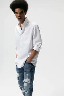 شلوار جین مردانه برند زارا – مدل 6688/355 - فروشگاه اینترنتی پاپیا مد