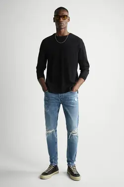 شلوار جین مردانه برند زارا – مدل 6045/440 - فروشگاه اینترنتی پاپیا مد