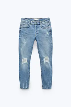 شلوار جین مردانه برند زارا – مدل 6045/440 - فروشگاه اینترنتی پاپیا مد