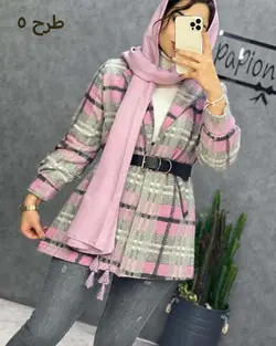 0181 - پالتو چهارخونه عروسکی