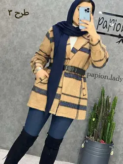 0181 - پالتو چهارخونه عروسکی