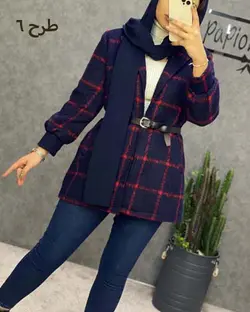 0181 - پالتو چهارخونه عروسکی