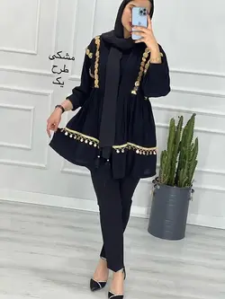 0264_مانتو مزونی عروسکی پولک