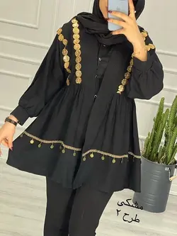 0264_مانتو مزونی عروسکی پولک