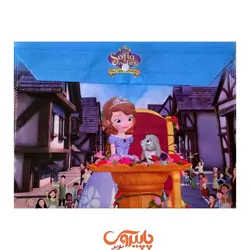 پوشه دکمه دار پارچه ای A4 سوفیا