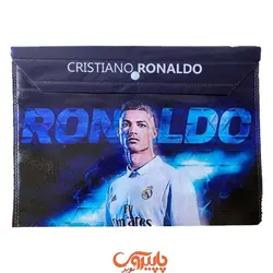 پوشه دکمه دار پارچه ای A4 رونالدو