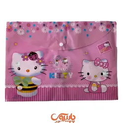 پوشه دکمه دار طرحدار دیزنی A4 هلوکیتی