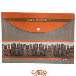 پوشه دکمه دار کلاسیک A4 اپارتمان