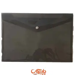 پوشه دکمه دار کمل A4 مشکی