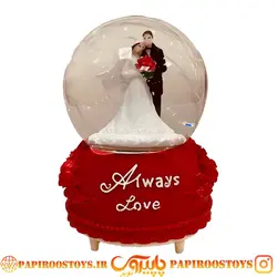 گوی موزیکال بزرگ کوکی ولینی عروس و داماد - پاپیروس تویز