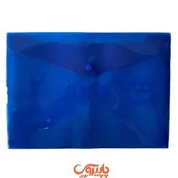پوشه دکمه دار کمل A4 ابی
