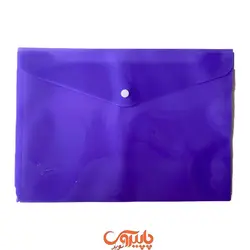 پوشه دکمه دار کمل A4 بنفش