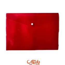 پوشه دکمه دار کمل A4 قرمز
