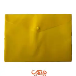 پوشه دکمه دار کمل A4 زرد