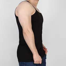 زیرپوش مردانه یقه خشتی مشکی