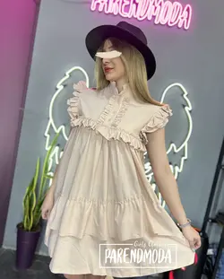 پيراهن دخترانه عروسكي  كد ١٤٠١٠٨