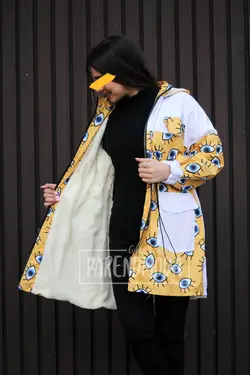 كاپشن داخل تدی طرح چشم