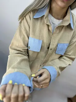 کت لنین ترکیبی لینن و جین کد 140320