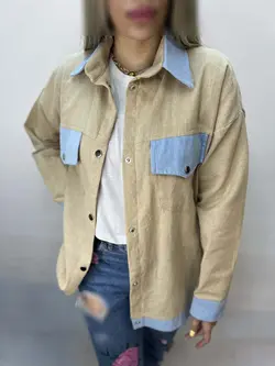 کت لنین ترکیبی لینن و جین کد 140320