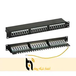 پچ پنل cat6 utp 24 port اشنایدر