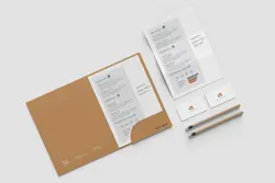 موکاپ پوشه ارائه