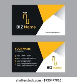 Fully Editable business card and visiting card, Simple, Modern,Element Name Card | کارت ویزیت کاملاً قابل ویرایش و کارت بازدید کننده ، کارت نام ساده ، مدرن ، عناصر – آکادمی پرنیان طرح