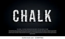 Chalk 3d style editable text effect template | الگوی جلوه متن قابل ویرایش به سبک 3D گچ – آکادمی پرنیان طرح