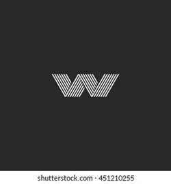 W logo hipster monogram, abstract lines shape, emblem business card graphic design decoration element | آرم W Logo Hipster ، شکل خطوط انتزاعی ، عنصر دکوراسیون طراحی گرافیک کارت ویزیت Emblem – آکادمی پرنیان طرح