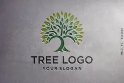 موکاپ لوگو بر روی بافت بتن لایه باز Psd | پرنیان طرح