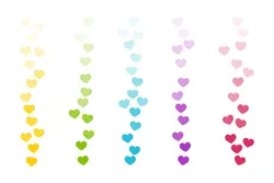 دوست دارد برای داستان‌ها پرواز کند و پخش‌های زنده مانند نمادهای رنگین کمانی برای وکتور رابط کاربری رسانه‌های اجتماعی | موکاپ