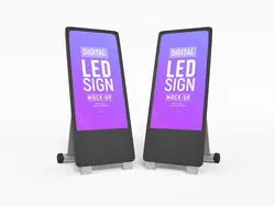 ماکت علامت LED صفحه نمایش تبلیغات دیجیتال